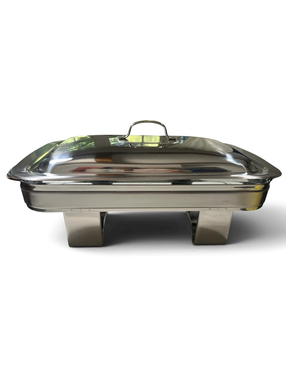 Tramontina Gourmet Stainless Steel Buffet Server with Glass Baking Dish - Silver